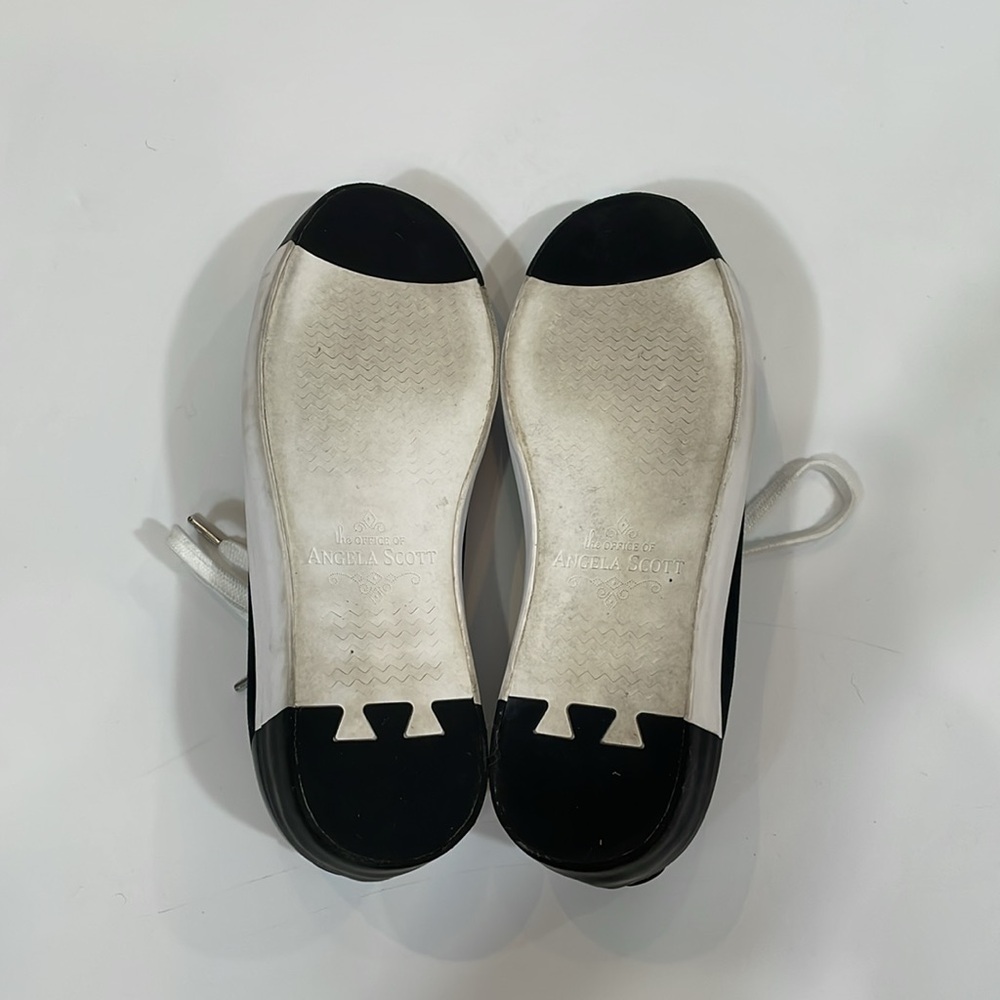 The Office of Angela Scott El Capitan Platform Colorblock Sneaker Black 8 EUC - Picture 7 of 14